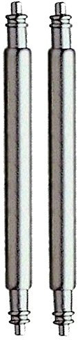 2 Stück 16mm Eichmüller Edelstahl Federstege Pins Stifte Spring Bars 1,5mm Durchmesser für Uhren Armbänder