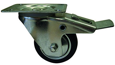 HSI 257140.0 Lenkrollen mit Feststeller Eisen verzinkt 100mm