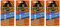 Gorilla 7900103-4 Super Glue, 3 g, (Pack of 4), 4 Pack