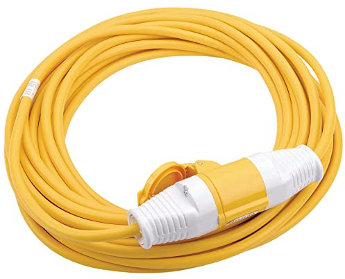 Draper 17571 Extension Cable, 110 V, Yellow, 14 m x 2.5 mm