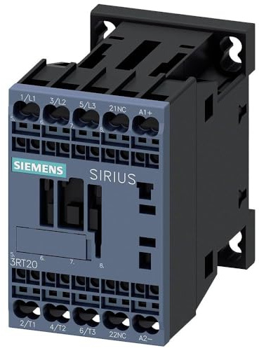 Siemens – CONTACTOR AC3 3 kW 1 NC DC 24 V S00 Spring