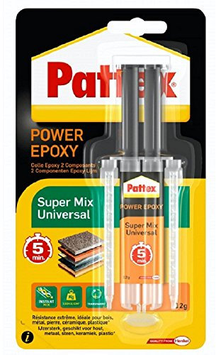 Pattex - 1476719 - Colle Epoxy Universal Seringue - Transparente