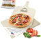 PIMOTTI Pizzastein 2cm Pizzastein für Backofen Brotbackstein aus echtem Schamott eckig Backstein für Backofen Pizza Steinplatte für Back Ofen Grill Gasgrill Pizza Stone