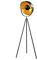invicta INTERIOR Retro Design Stehlampe STUDIO schwarz gold 140cm Lampe Beleuchtung Stehleuchte Wohnzimmerlampe
