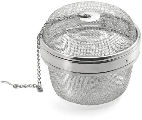 Weis Tee-Gewürzkugel aus Edelstahl in der Farbe Silber, Maße: 12cm x 12cm x 10cm, 14911