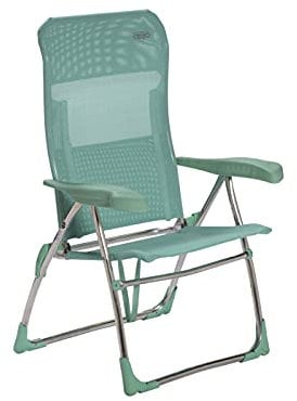 Crespo AL/206-M-06 Strandstuhl Aluminium Abnehmbarer Multifaser. Hochsitz (Multifiber)