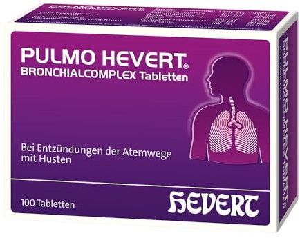 Pulmo Hevert Bronchialcomplex bei Entzündungen der Atemwege mit Husten, 100 St. Tabletten