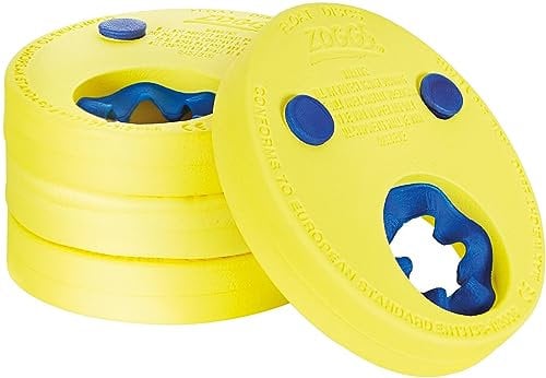 Zoggs Kids Lightweight And Comfortable Foam Float Discs Arm Bands for Swimming - 2-6 Years