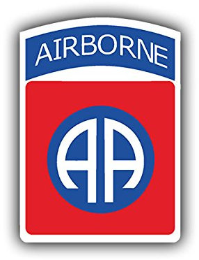 Aufkleber/Sticker 82nd Airborne Division American Wappen US Army 7x5cm #A683