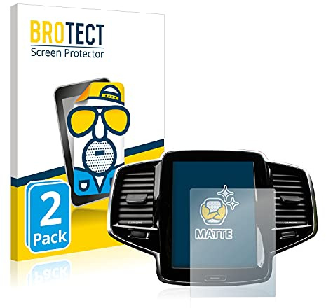 brotect Protection Film compatible with Volvo XC90 Senus 2015-2017 | 2 Pack Matte Screen Protection Made in Germany Anti-Glare Anti-Fingerprint Case-Friendly