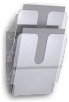 Durable Prospektspenderset FlexiPlus 2 A4, 1 Set, transparent, 1709008400