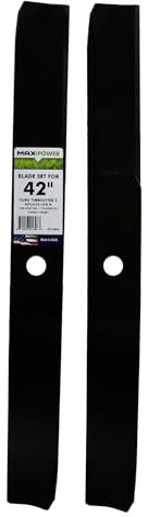 MaxPower 561380 - Set di 2 lame per Toro TimecutterZ da 42 pollici, 106-2247-03, 110-1857-03, 110-6568-03