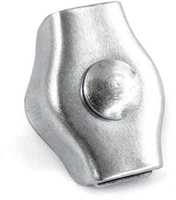 100 x SEILKLEMME SIMPLEX 6mm verzinkt Drahtseilklemme Stahlseil Seil Draht Stahl Drahtseil