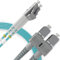 BEYONDTECH Cable de fibra óptica LC a SC OM3 Multimodo Duplex (5 Metros - 1 Unidad) - Latiguillo Doble Fibra Óptica UPC/UPC - 50/125 (LSZH)