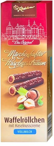 Rotstern Waffelröllchen Märchenhafter Haselnusstraum