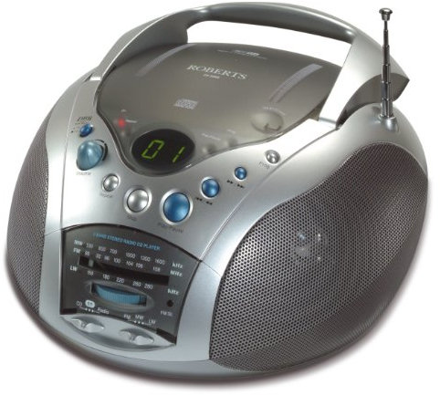 Roberts CD9959 Swallow LW/MW/FM Radio CD Player - Grey/Silver