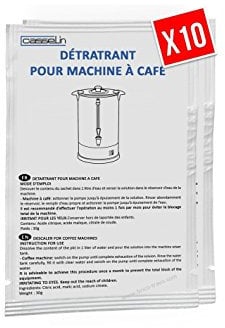 Casselin CPCD - Boite de 10 sachets détartrant pour percolateur
