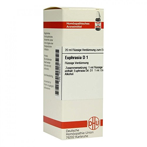 Euphrasia D1 DHU Dilution, 20 ml Lösung