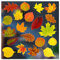 Herbstliche Aufkleber in Farbe in buntem Blätter-Design. Fenster-Aufkleber von Stickers4., weiß, Set 1 - 20 leaves