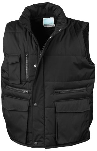 Result Lance - Veste sans Manches Hydrofuge et Coupe-Vent - Homme (3XL) (Noir)