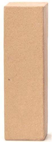 Papp-Buchstabe I 17,5x5,5cm Pappartikel Pappart Bemalen Basteln Dekorieren Braun Pappmaché