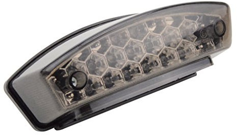 GOOFIT Led Luce Freno Posteriore Per Moto Lampada Universale Sostituzione Per Fanale Posteriore Indicatore Di Stop Lampadina Sostituzione Per Scooter Atv