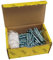 ING FIXATIONS Vis de Pose de menuiserie Top roc PVC Profil Renovation-Acier zingue Blanc-Ø mm.6-Long. mm.70