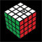 V-Cube 4 schwarz - 4x4 Zauberwürfel - Original Verdes Innovations