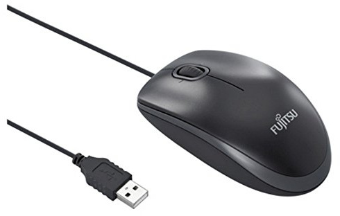 Fujitsu S26381-K457-L100 - Mouse ottico 1000 dpi, USB, 1,8 metri, nero