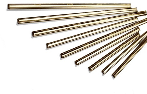 Ettore 1145 Master Brass Clipped Squeegee Channel with Rubber, Size 18 (Pack of 36)