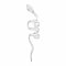 Tuscany Silver Damen-Ohrklemme Sterling Wire Snake Ear Cuff 925 Silber-8.50.0239