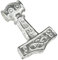 AFP Damen Anhänger Thor Hammer 925 Sterling Silber AS-65
