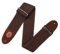 Levy's Leathers Gitarren- oder Bassgurt aus verstärkter Baumwolle | Breite 8 cm | Braun | (MSSC4-BRN)