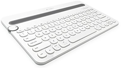 Logitech K480 Keyboard, Pan Nordic Bluetooth, White, 920-006363 (Bluetooth, White)