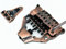 Floyd Rose Front Front Mount Tremolo – Ameisenbronze