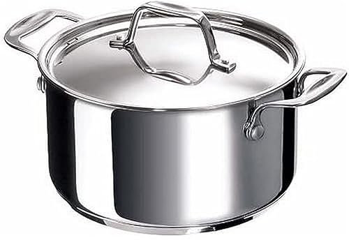 BEKA Chef Kochtopf, Edelstahl, Silber, 24 cm