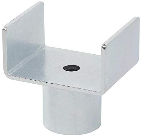 1 x Adattatore per cric timbro/martinetto con doppio bordo