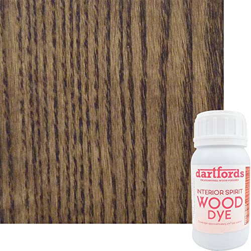 dartfords Dark Brown Interior Spirit Based Wood Dye - 250ml Bottle