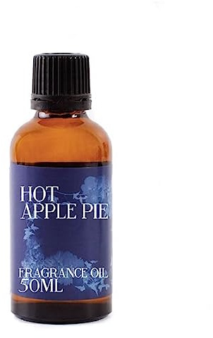 Mystic Moments | Hot Apple Pie Fragrance Oil | 50ml | Hot Apple Pie notes create a warm spiced apple bakery scent for candles, soaps, wax melts and diffusers.