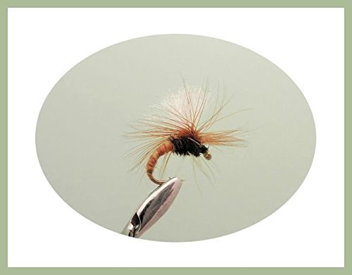 Klinkhammer Forellenfliegen, Beige/Hellbraun, 6 Stück (14/16)