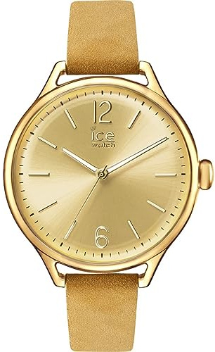 Ice-Watch - Ice Time Beige Gold - Beige Damenuhr mit Lederarmband
