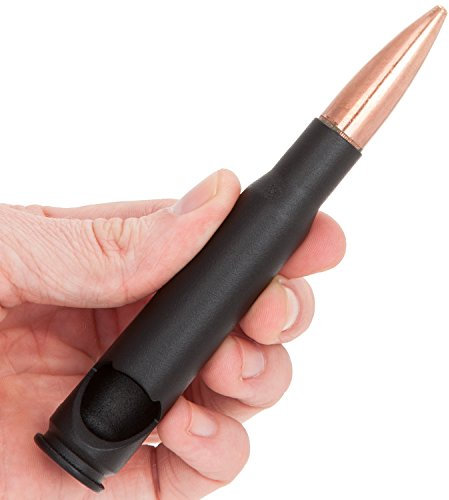 Lucky Shot 50 Kaliber BMG Bullet fachmännisch Pulver, Flaschenöffner, schwarz
