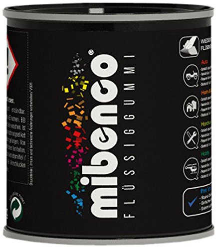 mibenco 72827011 Flüssiggummi Pur, 175 g, Eisengrau Matt - Schutz und Isolation zum Tauchen und Pinseln