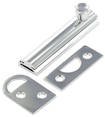 Securit Flat Sliding Door Bolt Dovetail 63mm - Chrome