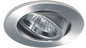 Lampenlux Einbaustrahler Spot Robby chrom schwenkbar Ø7cm 12V MR11 Aluminium rostfrei Einbauleuchte Einbaulampe Einbauspot Strahler Punktstrahler Aluminium Downlight Down Deckeneinbaustrahler