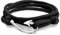 JewelryWe Schmuck Herren Damen Armband Geflochten Anker Armreif Nylonseil Legierung schwarz