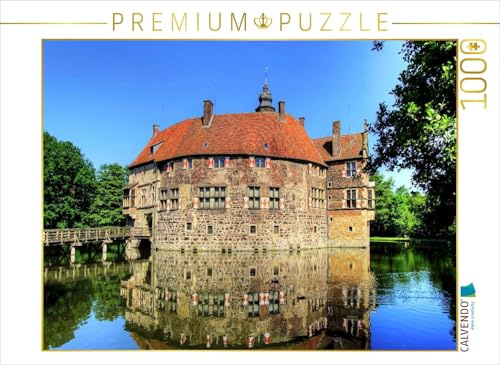 CALVENDO Puzzle Burg Vischering in Lüdinghausen ursprünglich 1271 erbaut. Wiederaufbau Mitte des 16.Jahrhunderts | Lege-Größe cm Foto-Puzzle für glückliche Stunden