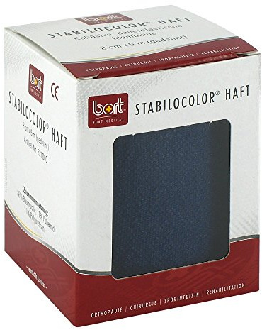 Bort Stabilocolor Haft Binde 8cm Blau