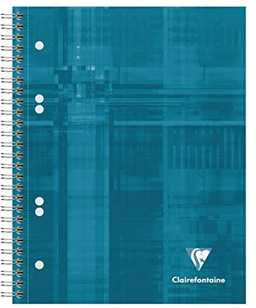 Clairefontaine 8275C Konferenzblock A5, liniert mit Rand, 90 Blatt, farbig sortiert