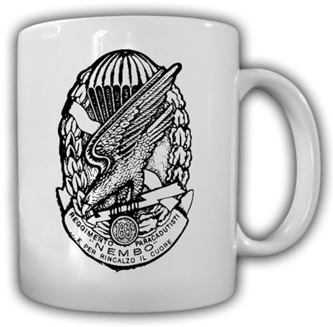 Spilla 72 Reggim Ento NEMBO Paracadu Tisti Folgore Paratroopers Order Emblem Italy Coffee Mug # 15552